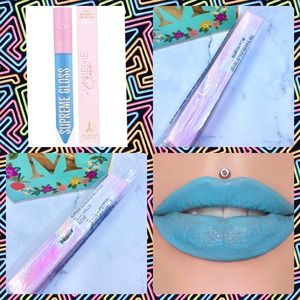 Jeffree Star Supreme Lip Gloss Blue Balls Full Pigment Lip Gloss